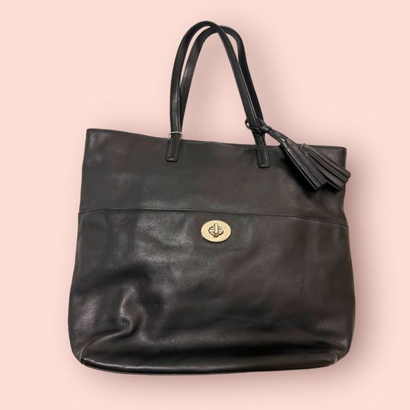 Coach Legacy‎ Turnlock Tote Handbag 26461 - Picture 1 of 7